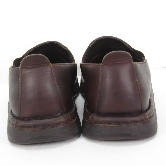 POLO RALPH LAUREN BROWN OIL LEATHER LOAFERS 10.5 D main image 5
